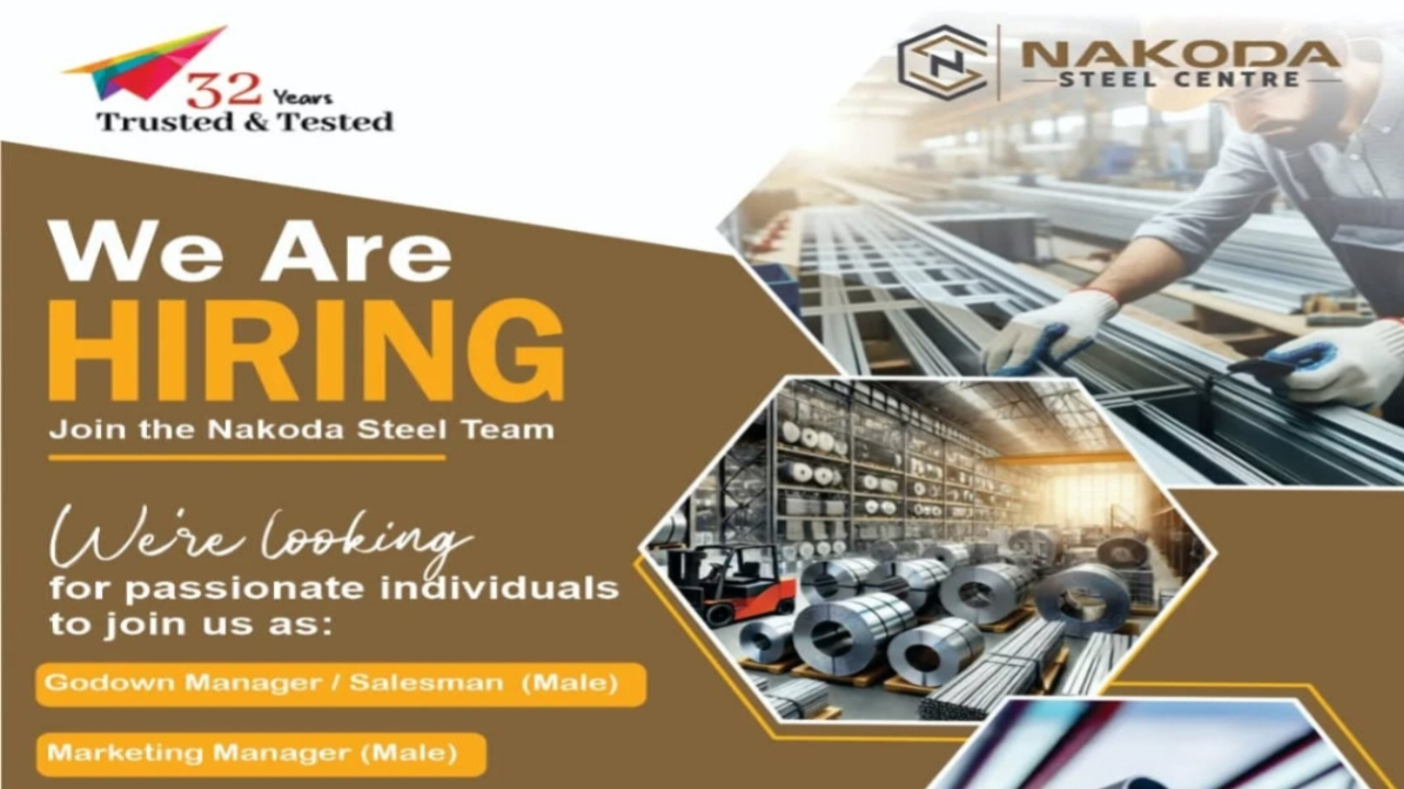 Nakoda Steel Recruitment 2026