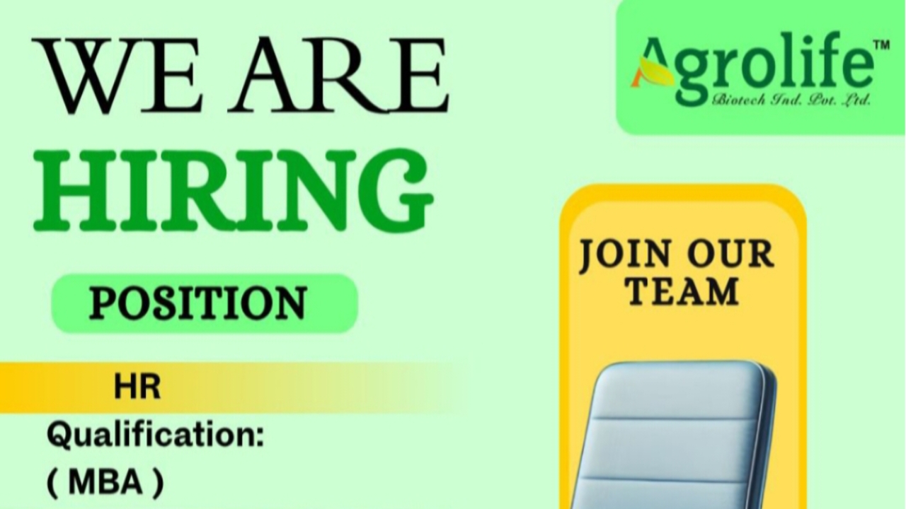 Agrolife Recruitment 2026