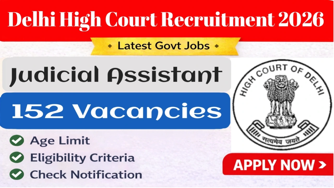 Delhi High Court Recruitment 2026