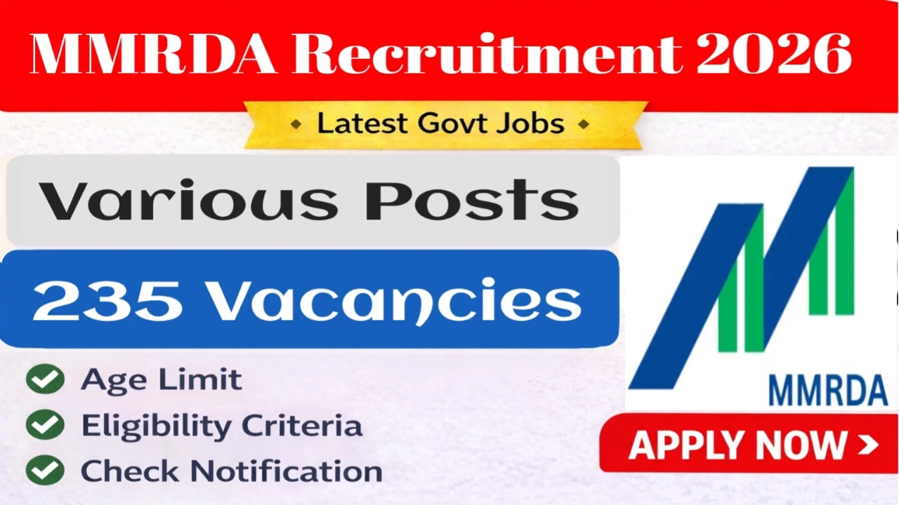 MMRDA Recruitment 2026