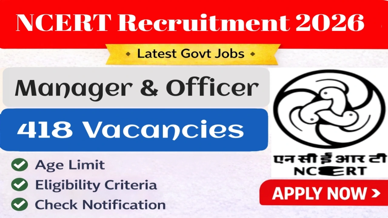 NCERT Recruitment 2026