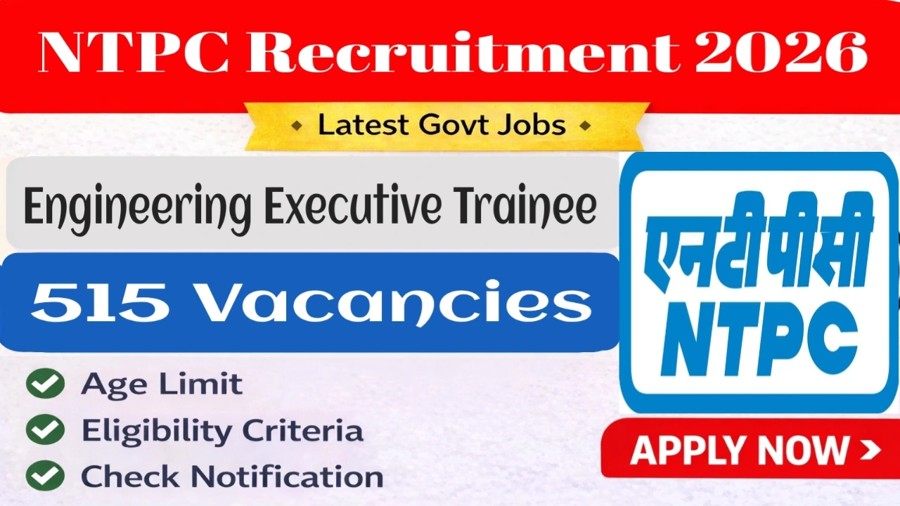 NTPC Recruitment 2026