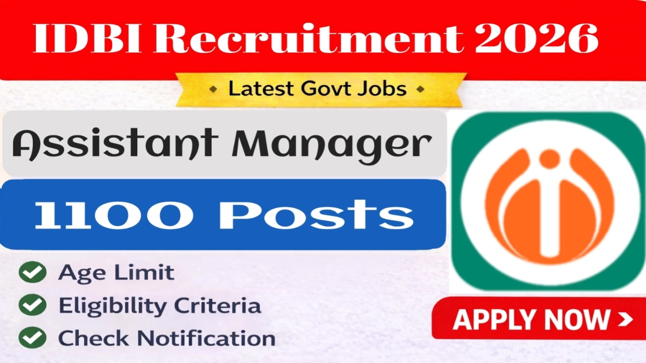 IDBI Recruitment 2026