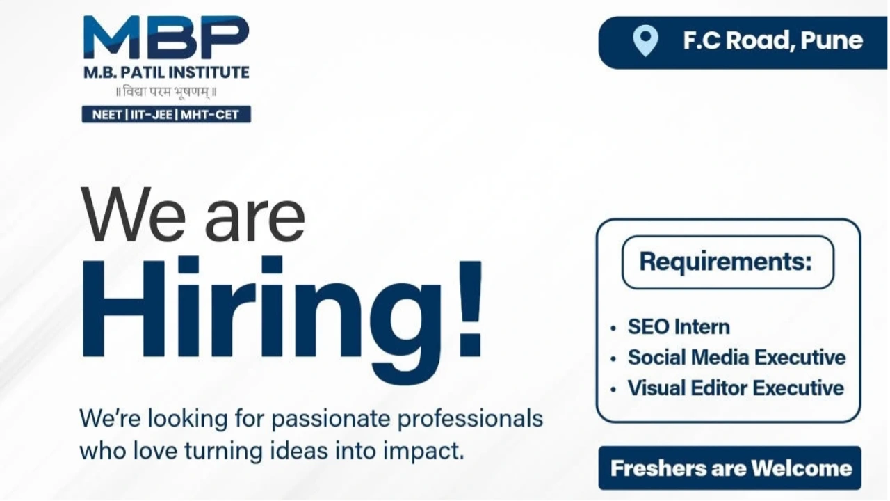 MBP Institute Recruitment 2026