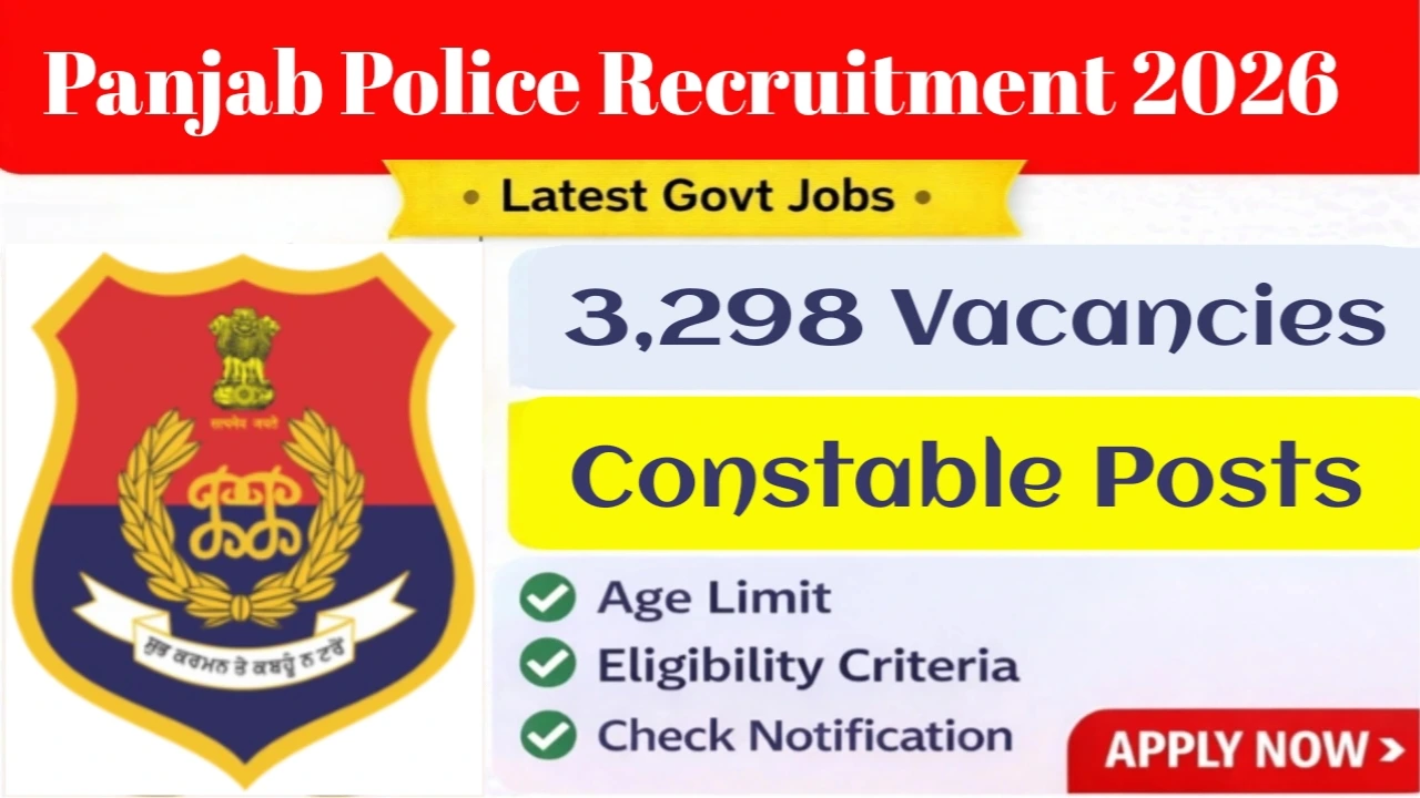Punjab Police Recruitment 2026