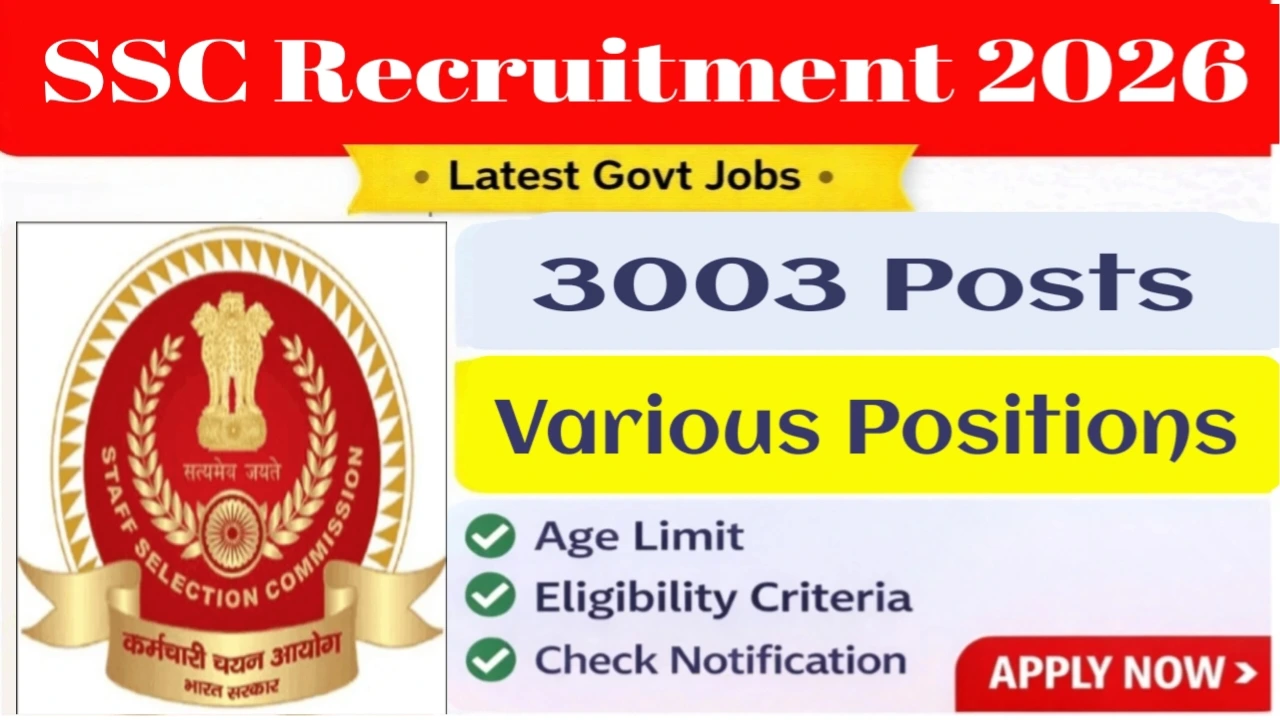 SSC Selection Post Phase 14 Recruitment 2026
