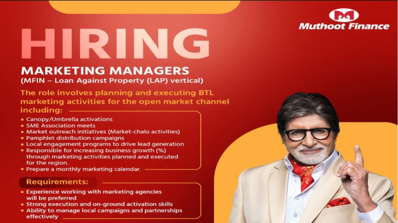 Muthoot Finance Recruitment 2026