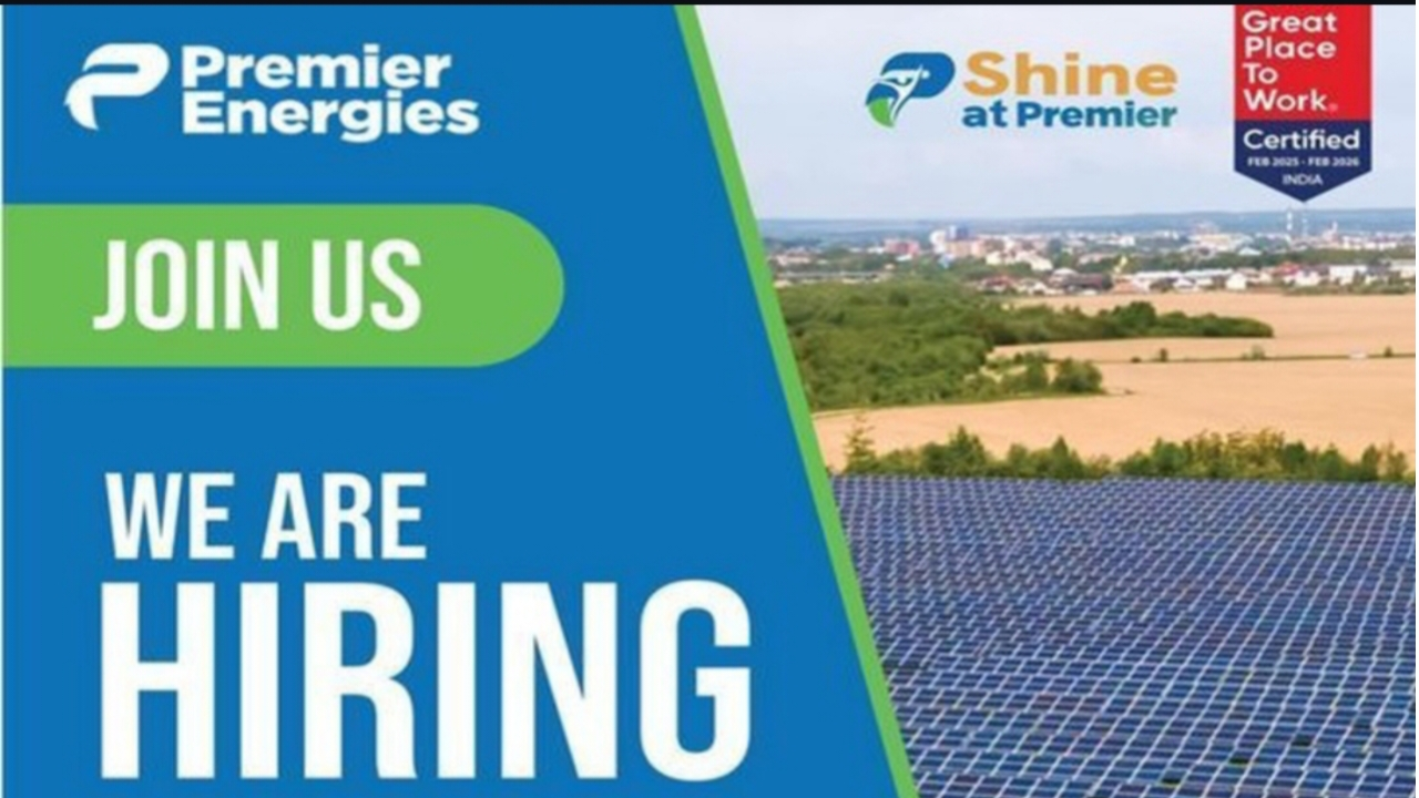 Premier Energies Recruitment 2026