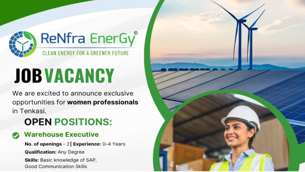 Renfra Energy Recruitment 2026