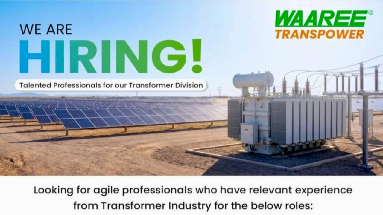 Waaree Transpower Recruitment 2026