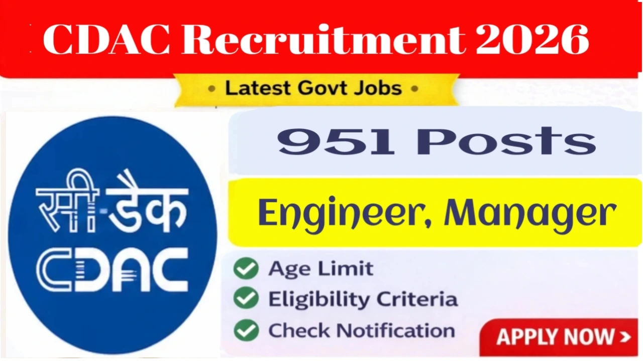 CDAC Recruitment 2026
