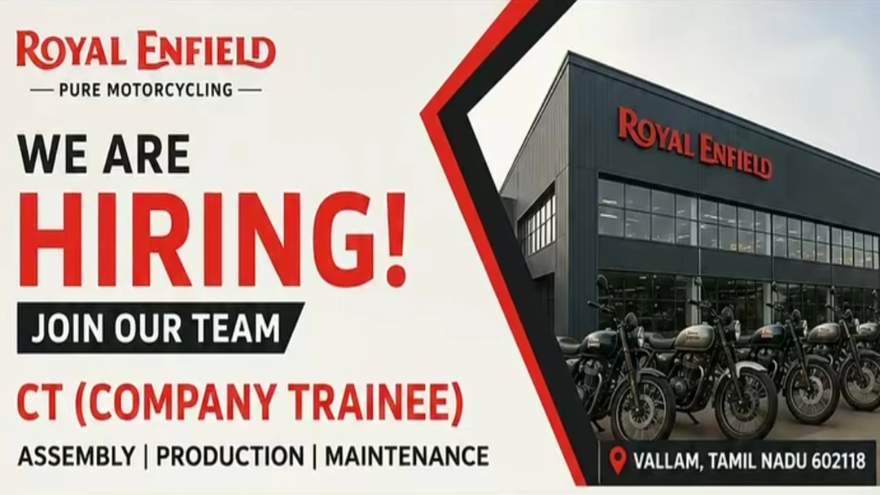 Royal Enfield Recruitment 2026