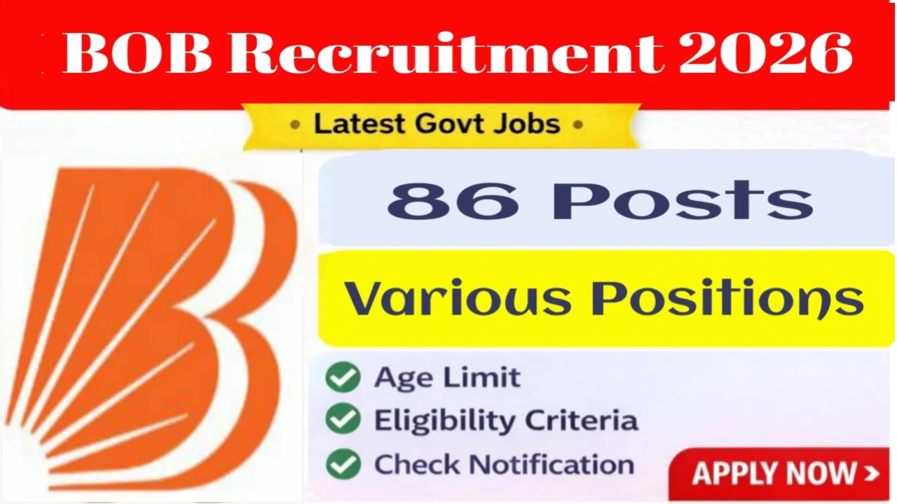 Bank of Baroda (BOB) Recruitment 2026