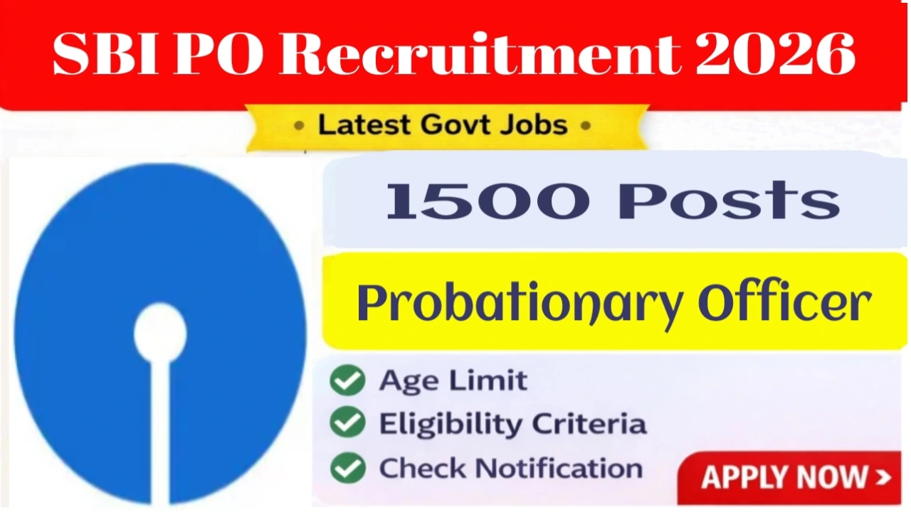 SBI PO Recruitment 2026