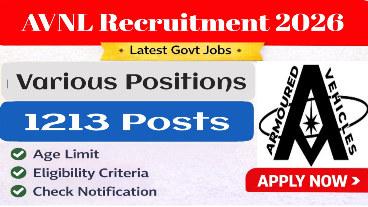 AVNL Recruitment 2026