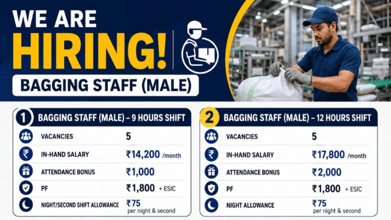 Bagging Staff Recruitment 2026