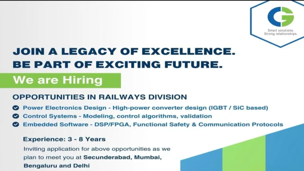 CG Power Recruitment 2026