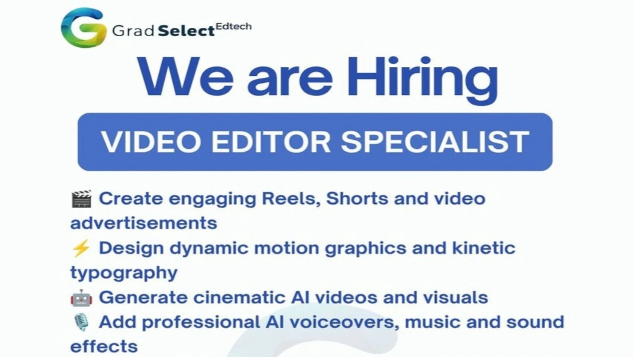 GradSelect Edtech Recruitment 2026