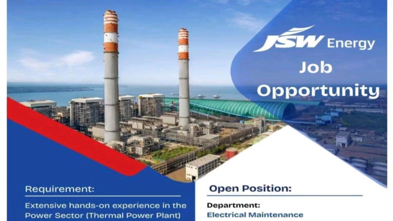 JSW Energy Recruitment 2026JSW Energy Recruitment 2026