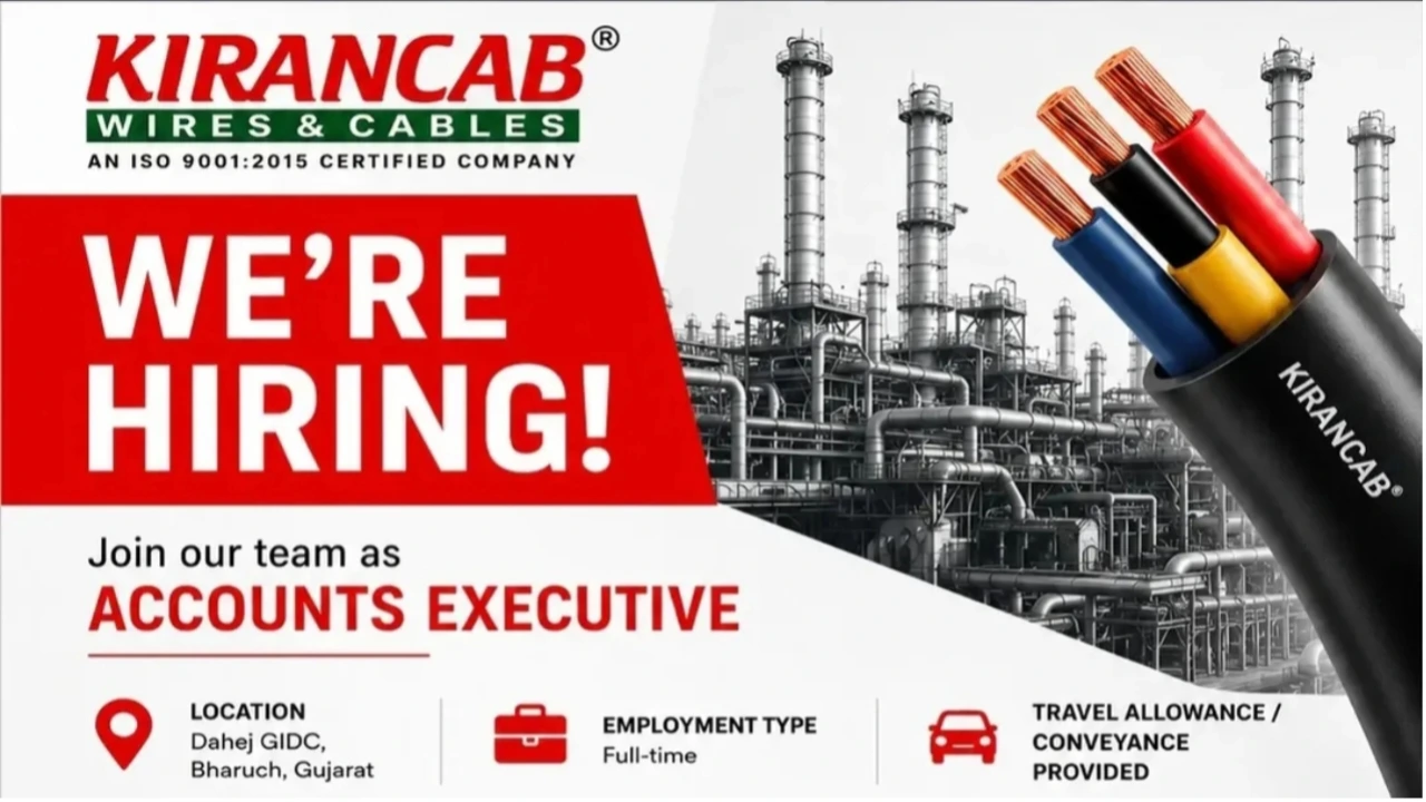 Kiran Cables Recruitment 2026