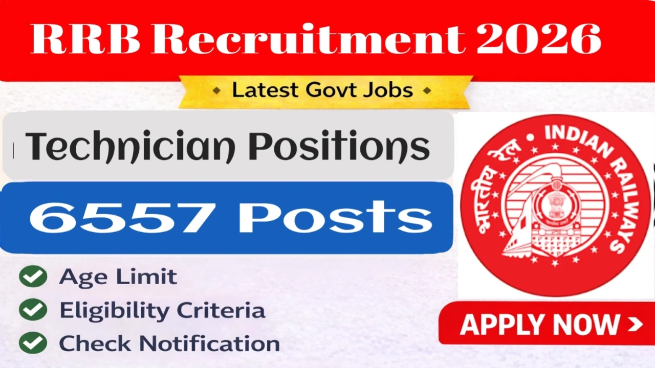 RRB Technician Recruitment 2026