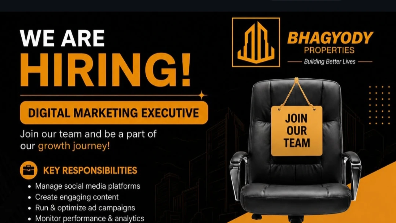 Bhagyody Properties Recruitment 2026