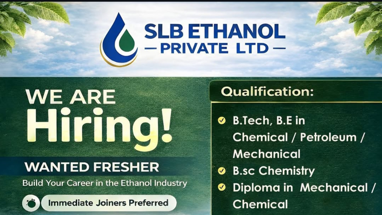 SLB Ethanol Pvt Ltd Recruitment 2026