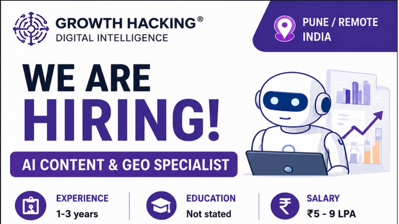 Growth Hacking Pvt Ltd Recruitment 2026